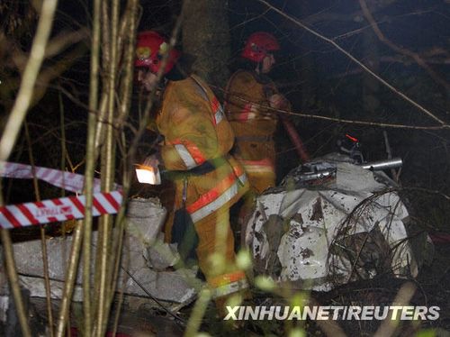 俄罗斯一架小型飞机在白俄罗斯坠毁