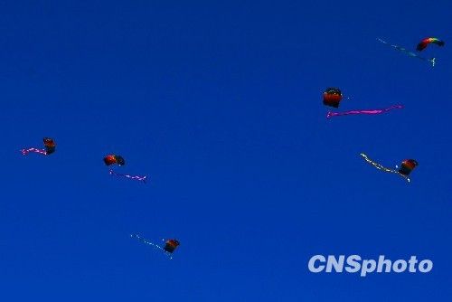 组图:庆祝空军成立60周年飞行表演举行