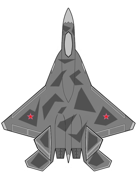 俄五代战机外形想像图